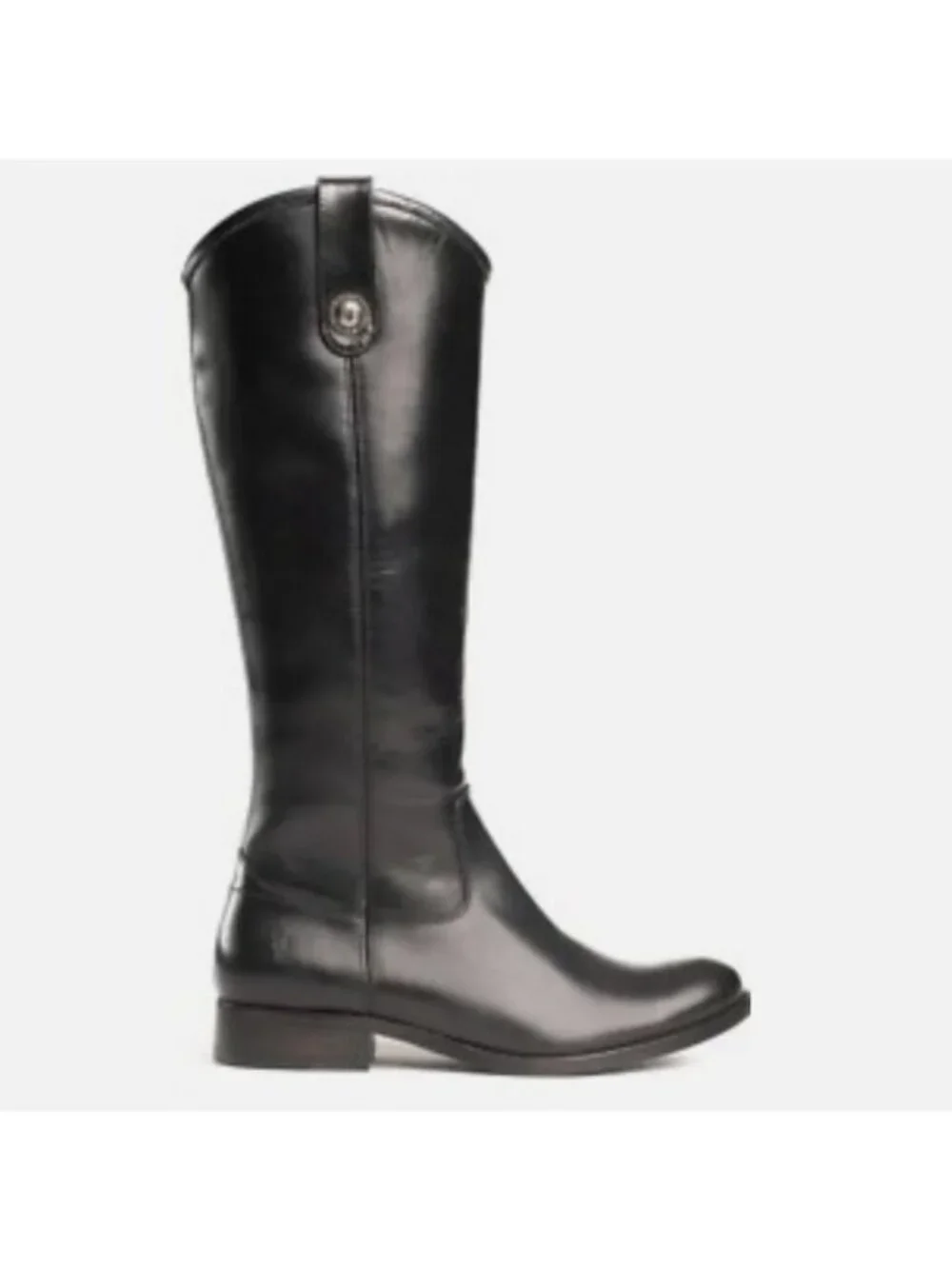 Frye Melissa Inside Zip Boot Tall Leather Riding Shoe Black Womens Size 6